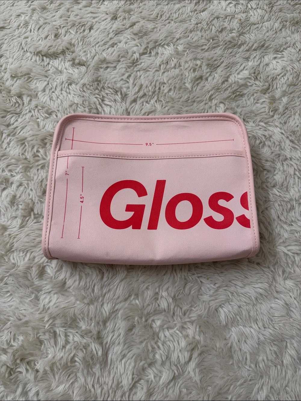 Glossier Pink Cosmetic Pouch